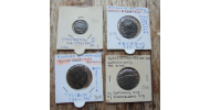 4 roman coins  (AU25134)