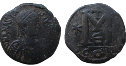 Anastasius  - Follis 34 mm! (AU25135)
