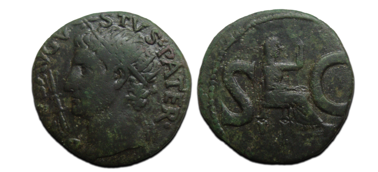 Augustus - AS DIVUS AUGUSTUS struck under Tiberius (AU2523)
