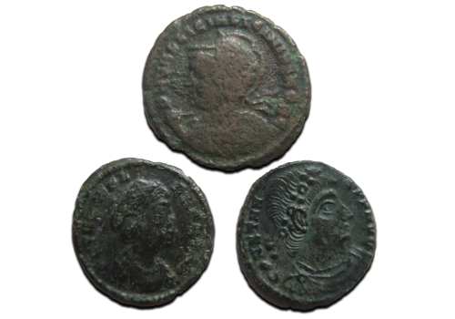 3 roman coin coins (AU2526)