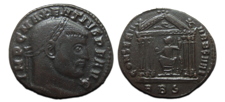 Maxentius - Temple ROME! (AU2528) Maxentius - Temple ROME! (AU2528)