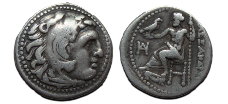 Griekse munten - Alexander the great Lifetime issue (AU2532)