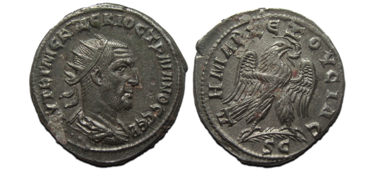 Trajan Decius - tetradrachme (AU2560) Trajan Decius - tetradrachme (AU2560)