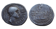Romeinse republiek - denarius  Ahenobarbus overgrootvader van Nero! (AU2575)