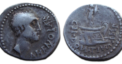 Romeinse republiek - denarius  Ahenobarbus overgrootvader van Nero! (AU2575)