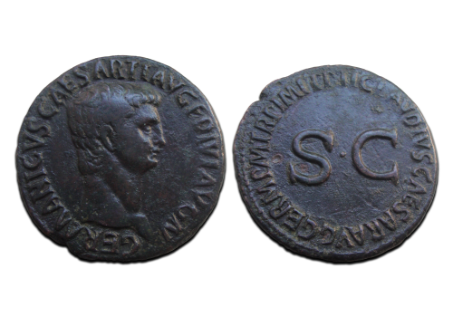 GERMANICUS - AS de vader van Caligula geslagen onder Claudius (AU2578) GERMANICUS - AS de vader van Caligula geslagen onder Claudius (AU2578)