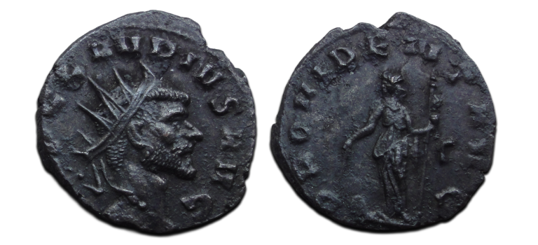 Claudius II - Provident avg scarce (AU2601) Claudius II - Provident avg scarce (AU2601)