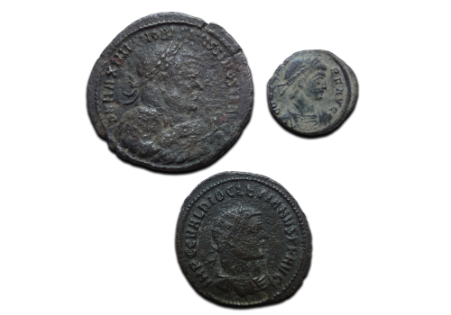AANBIEDING - 3  romeinse munten (AU26106)