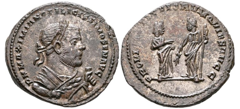 Maximianus - Abducatiefollis prachtig uit de Rauceby-schat! (AU26111) Maximianus - Abducatiefollis prachtig uit de Rauceby-schat! (AU26111)