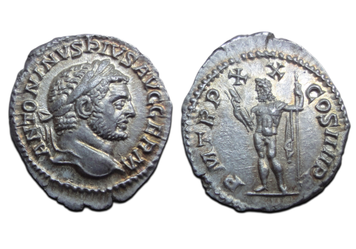 Caracalla- denarius JUPITER FDC (AU2619) Caracalla- denarius JUPITER FDC (AU2619)