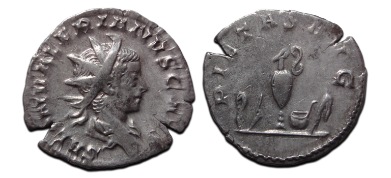 Saloninus  - zeldzame Caesar! PIETAS (AU2623)
