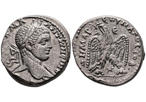 Elagabalus- Tetradrachme adelaar! (AU2644)