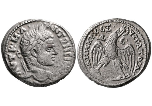Caracalla - Tetradrachm eagle (AU2645) Caracalla - Tetradrachm eagle (AU2645)
