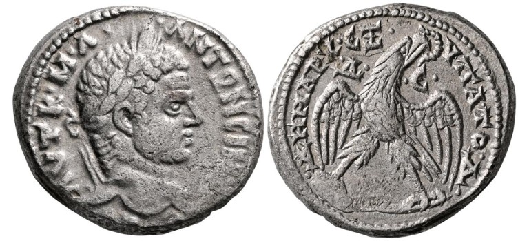 Caracalla - Tetradrachme adelaar! (AU2645) Caracalla - Tetradrachme adelaar! (AU2645)