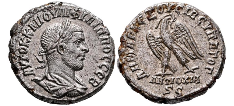 Philip I - Tetradrachm Eagle Beauty! (AU2647) Philip I - Tetradrachm Eagle Beauty! (AU2647)