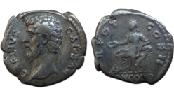 Aelius  - zeldzame Caesar CONCORDIA zeldzame buste naar links! (AU2656)