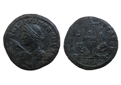 CRISPUS - buste met speer en schild  (AU2658)