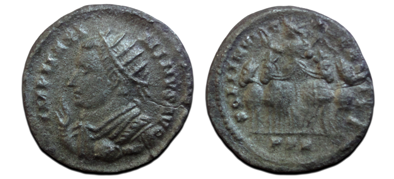Maximinus II - SOLI INVICTO argenteus very rare R3 (AU2661) Maximinus II - SOLI INVICTO argenteus very rare R3 (AU2661)