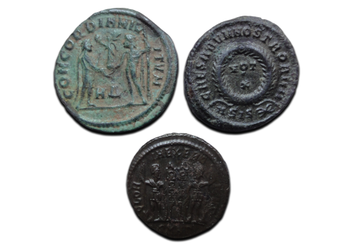 3 romeinse munten (AU2667) 3 romeinse munten (AU2667)