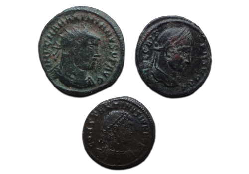 3  romeinse munten (AU2667)