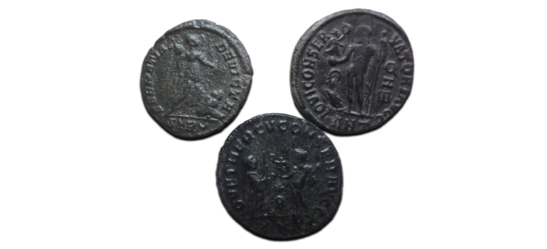 3 romeinse munten (AU2668) 3 romeinse munten (AU2668)