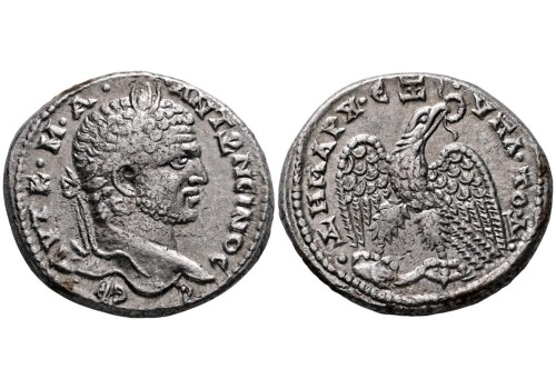 Caracalla - Tetradrachme adelaar! (AU2670) Caracalla - Tetradrachme adelaar! (AU2670)