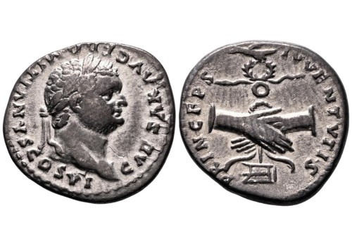 Domitian - denarius Princeps Ivventvtis Altar (AU2684) Domitian - denarius Princeps Ivventvtis Altar (AU2684)