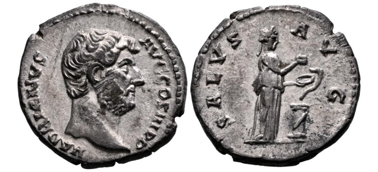 Hadrianus - SALUS AVG schaars (AU2687) Hadrianus - SALUS AVG schaars (AU2687)