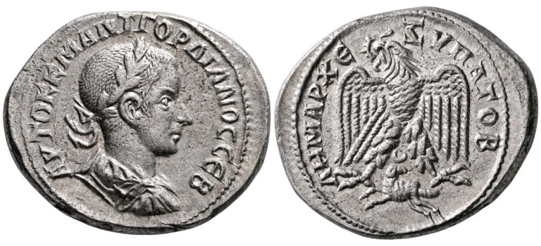Gordianus III - zilveren Tetradrachme (AU2689) Gordianus III - zilveren Tetradrachme (AU2689)
