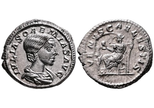 Julia Soaemias - VENUS CAELESTIS denarius (Au2690) Julia Soaemias - VENUS CAELESTIS denarius (Au2690)