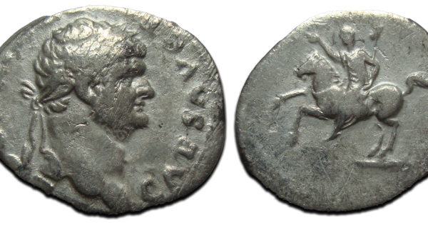 Dmitian Domitian - denarius emperor on horseback! (D2440) - emperor on prancing ...