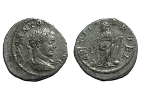 Elagabalus - denarius LAETITIA  (D2507)