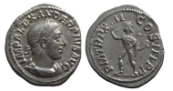Severus Alexander - denarius Sol met zweep (D2509)
