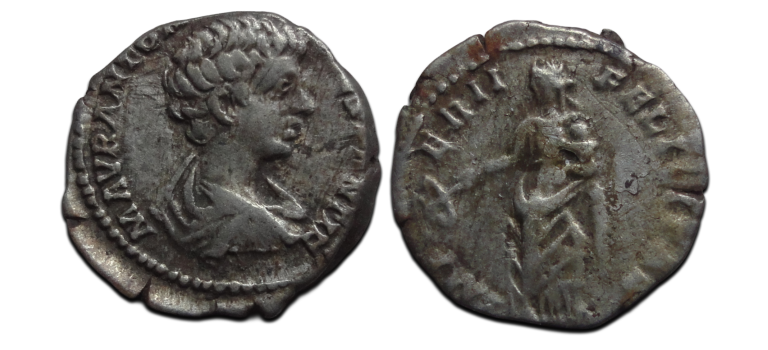 Caracalla -  Denarius Imperii felicitas! (D25110)