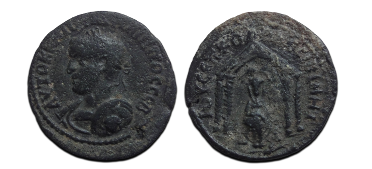 Philippus I - Mooie buste! en Tempel keerzijde (D25118)