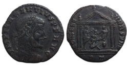 Maxentius  - Tempelserie uniek?  (D25120)