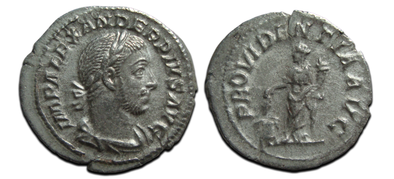 Severus Alexander -  denarius PROVIDENTIA (D2516)