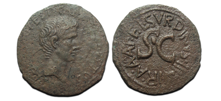 Augustus - Moneyer issue L. Surdinus (D2524)