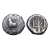 Greek Coins - hemidrachm cow trident (D2544)