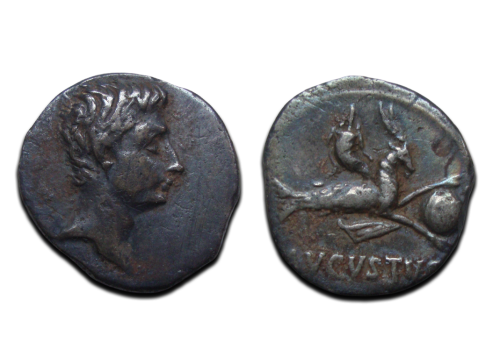 Augustus -Denarius Capricorn (D2565) Augustus -Denarius Capricorn (D2565)