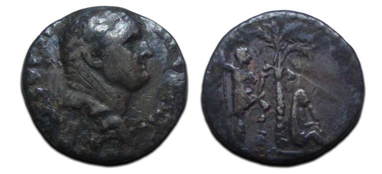 Vespasian - denarius Judaea with palm (D2566) Vespasian - denarius Judaea with palm (D2566)