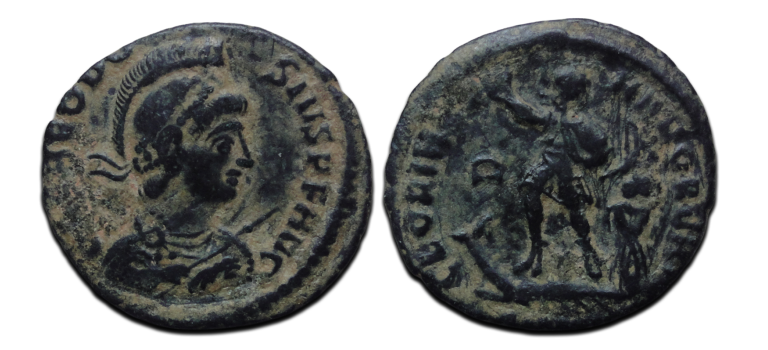 Theodosius I - emperor at galley (D2568)