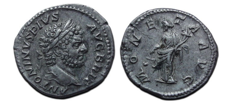 Caracalla-  Denarius MONETA (D2570)