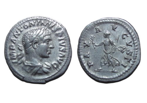 Elagabalus - denarius  PAX (D2586)