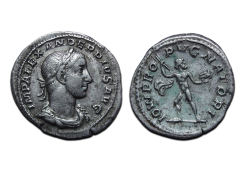 Severus Alexander - denarius  IOVI PROPVGNATORI (D2590)