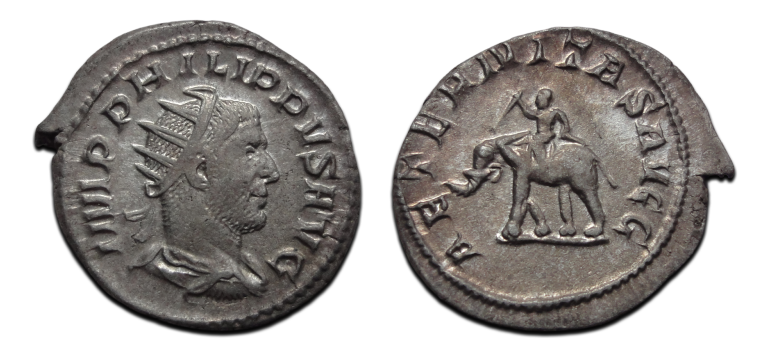 Philip I - 1000 year ROME Mahout with elephant! (D2593) Philip I - 1000 year ROME Mahout with elephant! (D2593)