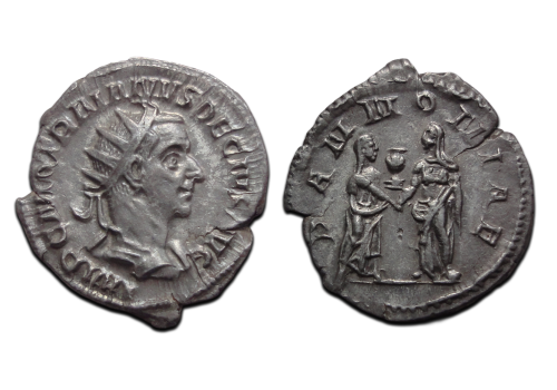 Trajan Decius - Antoninianus Pannoniae EF! (JA26103)