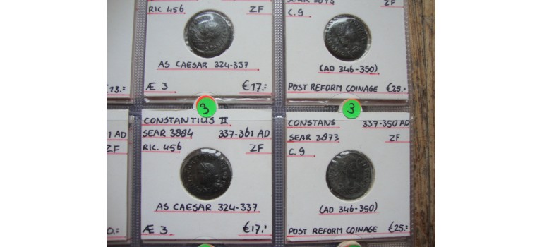 Verzameling van 45 romeinse munten! (N2596)