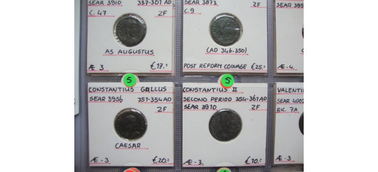 Verzameling van 45 romeinse munten! (N2596)