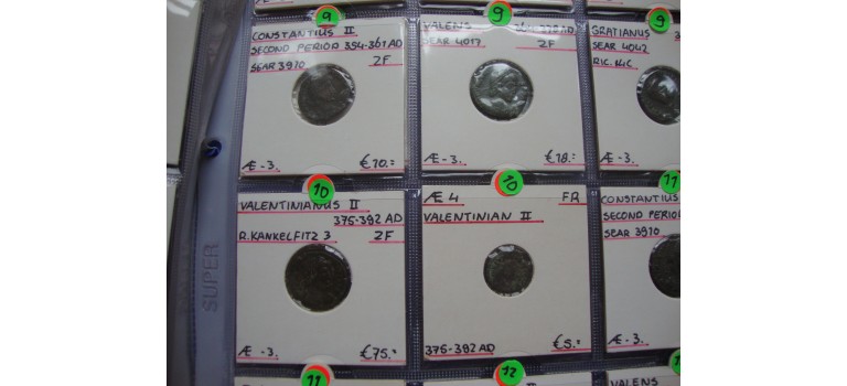 Verzameling van 45 romeinse munten! (N2596)